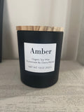 Amber 10oz Organic Soy Wax Candle