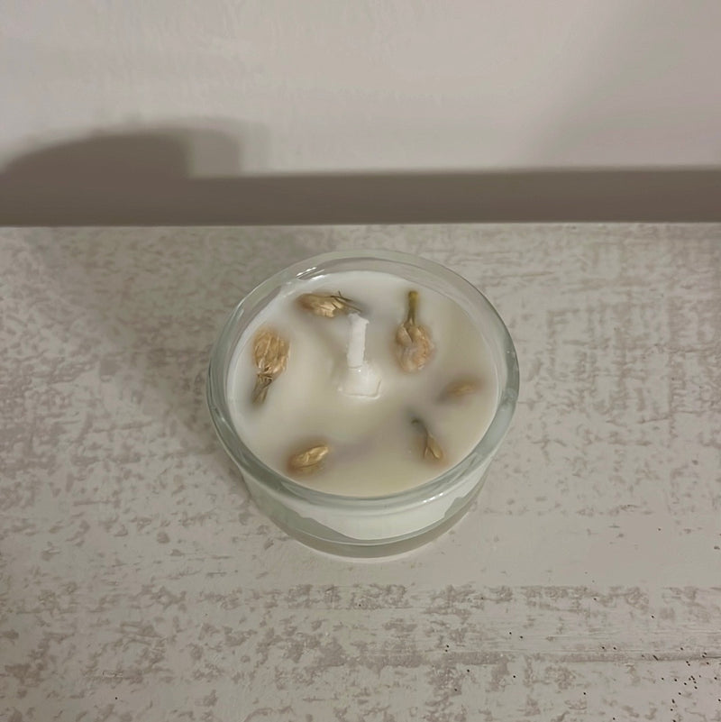 Amber Tea light Homemade Candle