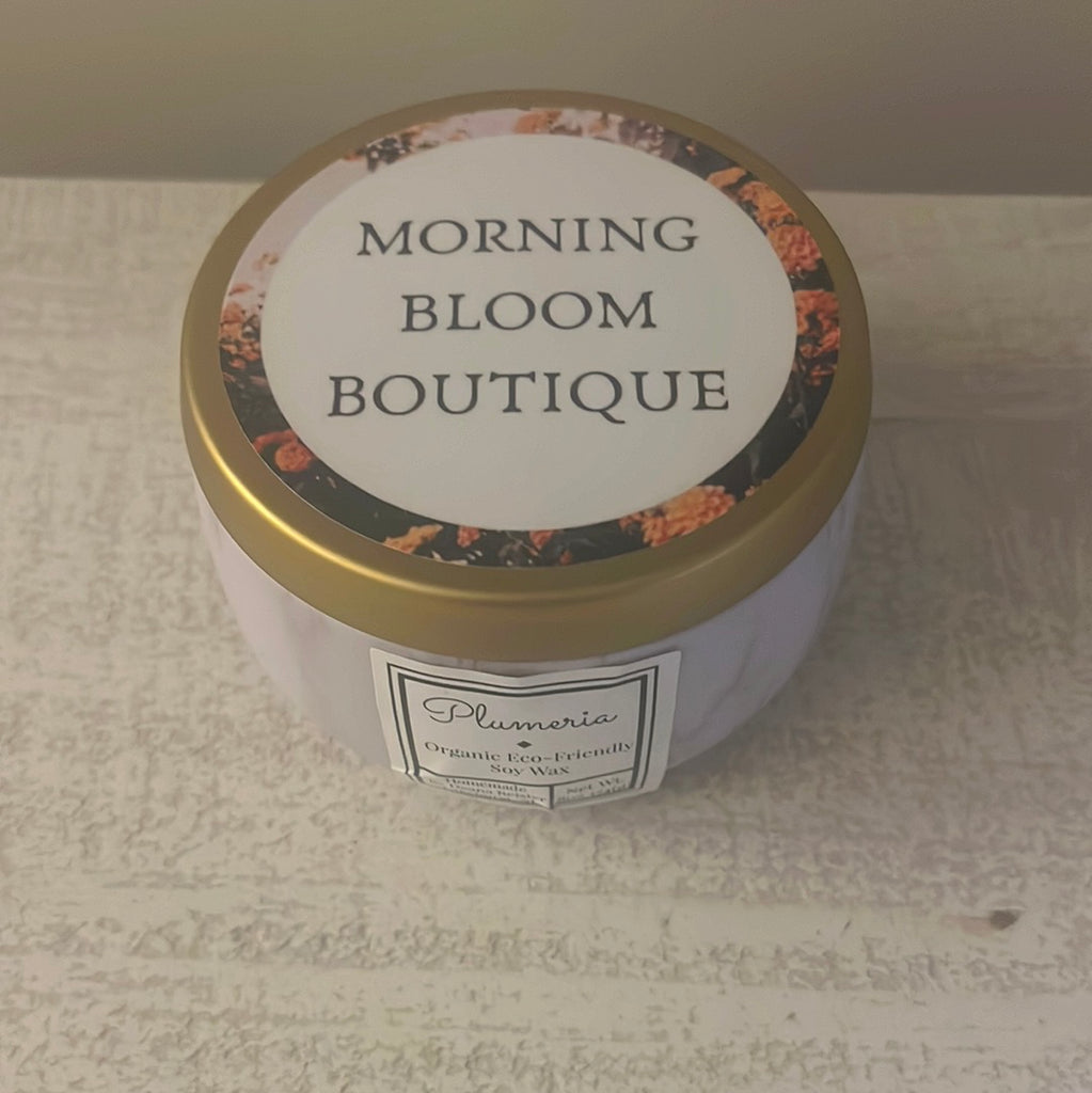 Plumeria 8oz soy wax candle