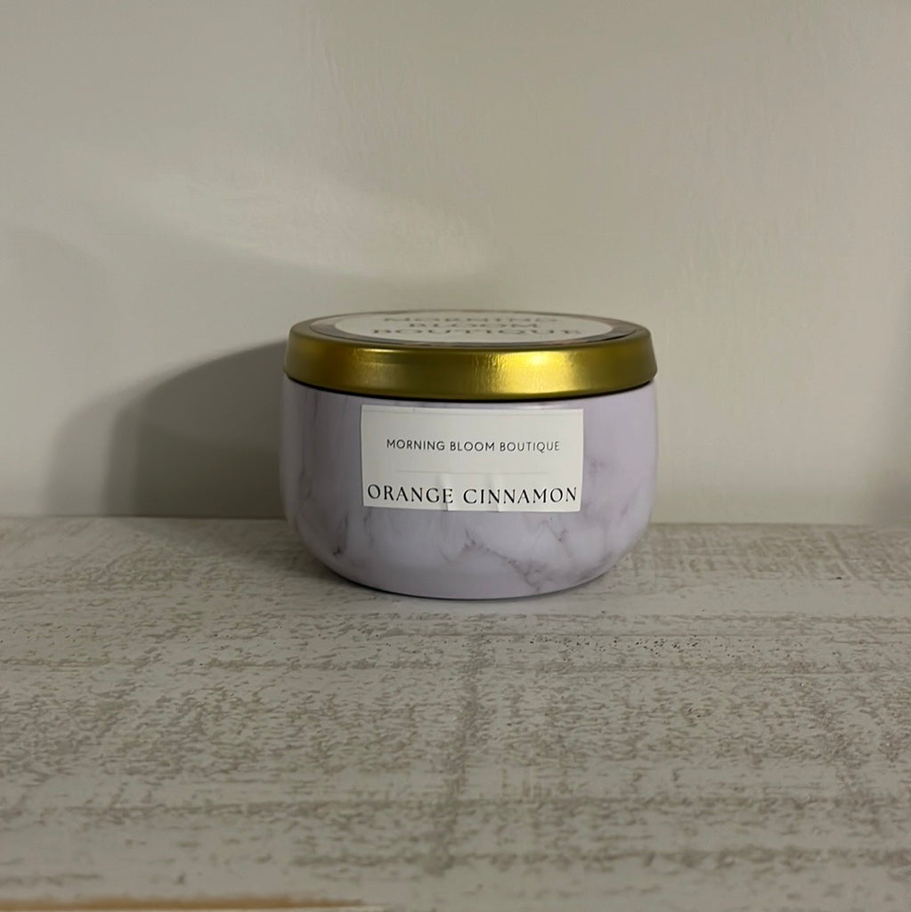 Homemade Candle Orange Cinnamon 8oz