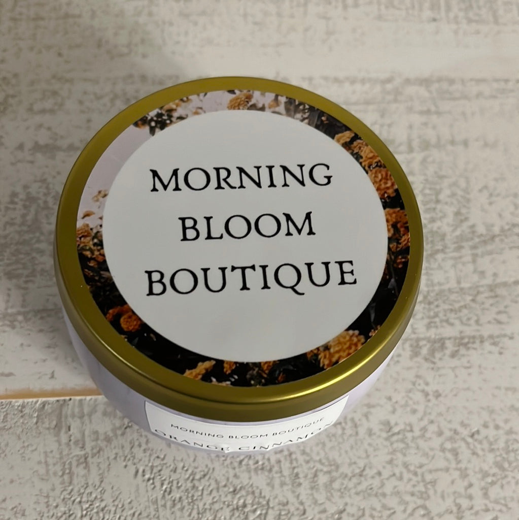 Homemade Candle Orange Cinnamon 8oz