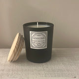 Harvest Spice black vessel homemade candle 8oz