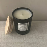 Vanilla black jar homemade candle