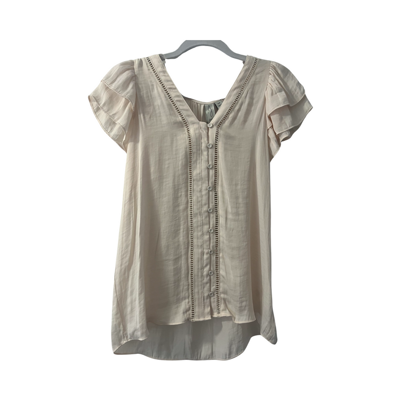 Light pink blouse top