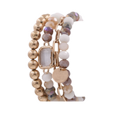 Faceted Bead Chain Bracelet