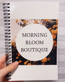 Morning Bloom Boutique Notebook