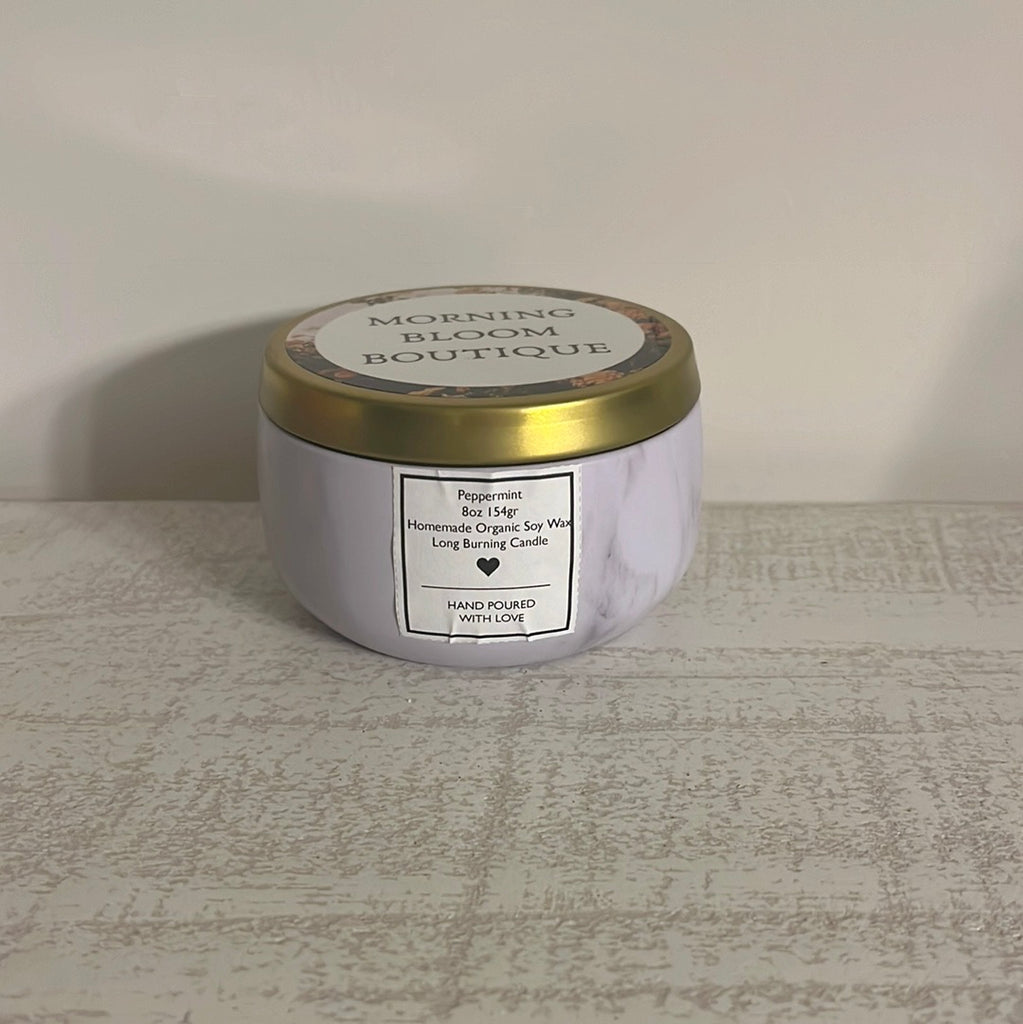 Peppermint Homemade Candle 8oz