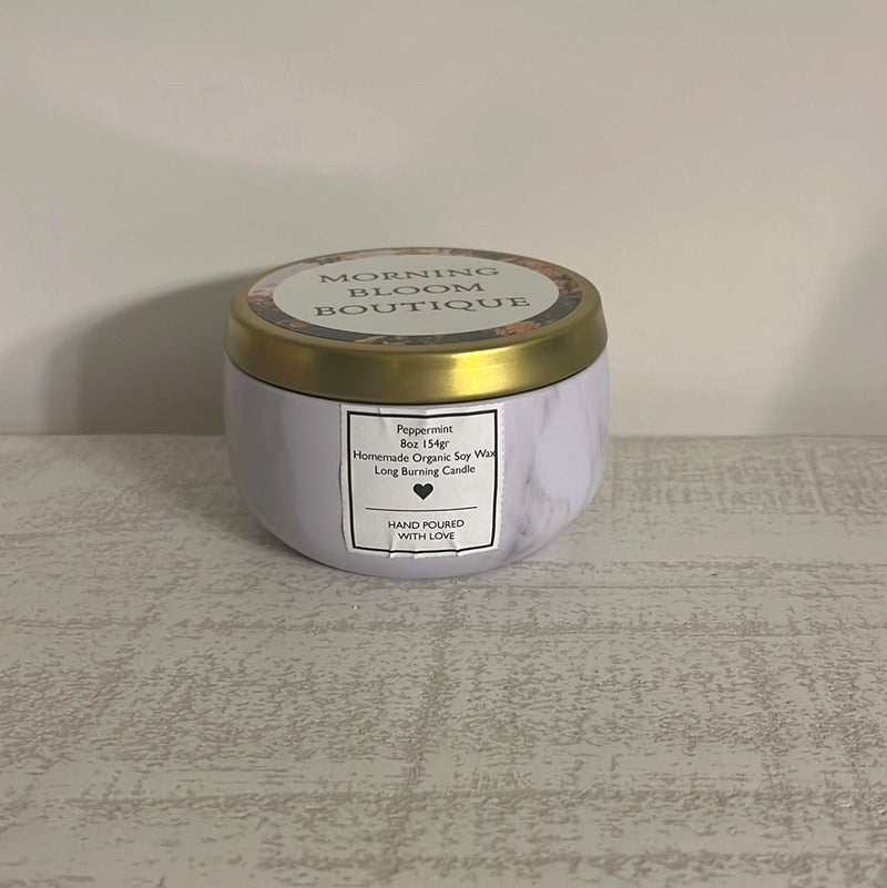 Peppermint Homemade Candle 8oz