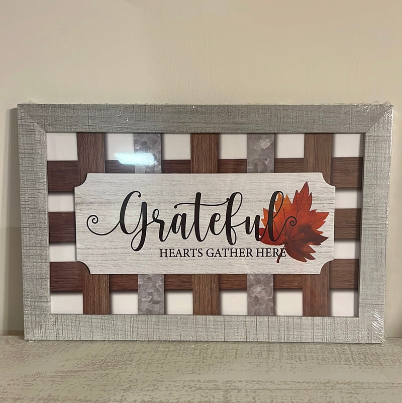Grateful Hearts Hanging Decor