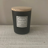 Winter Mint black vessel homemade candle 8oz