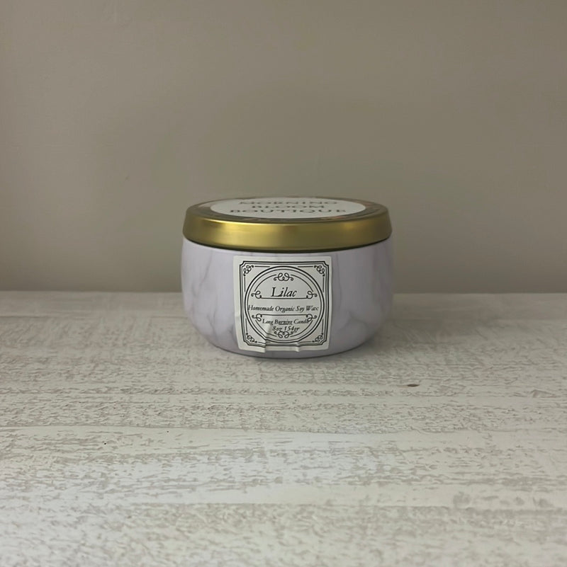 Lilac Homemade Candle