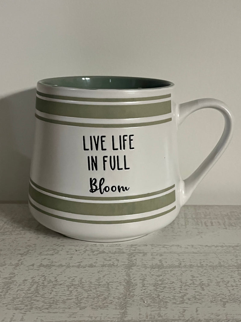 Live Life In Full Bloom Mug