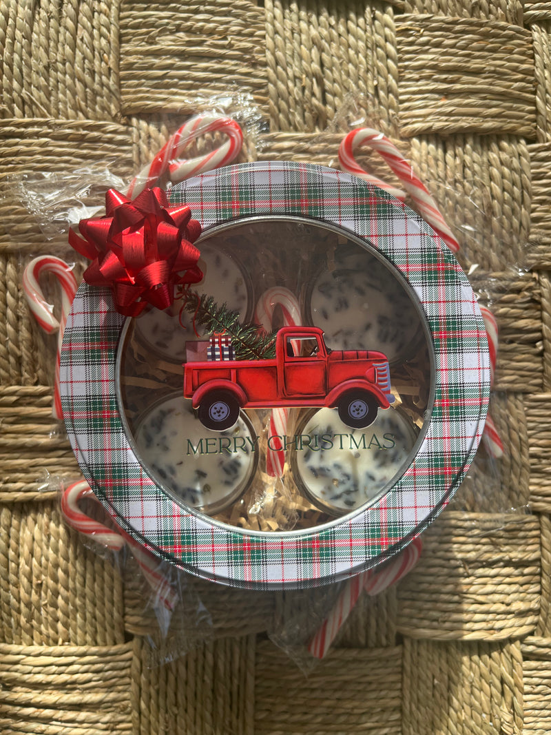 Christmas Gift Box Lavender Tea Lights