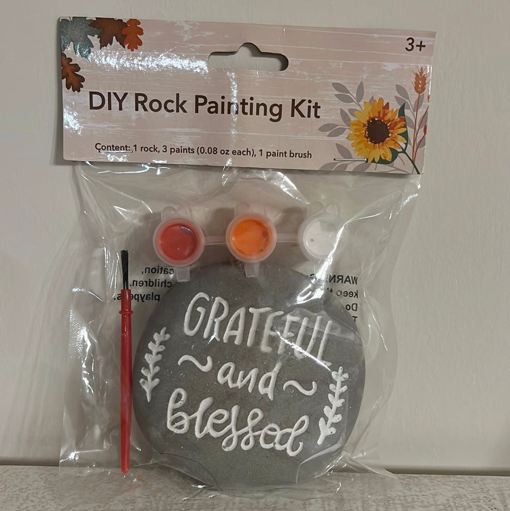 Rock Painting Kit Grateful & Blessed – Morning Bloom Boutique