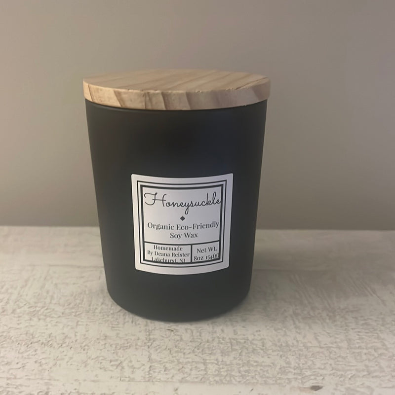Honeysuckle 8oz soy wax candle