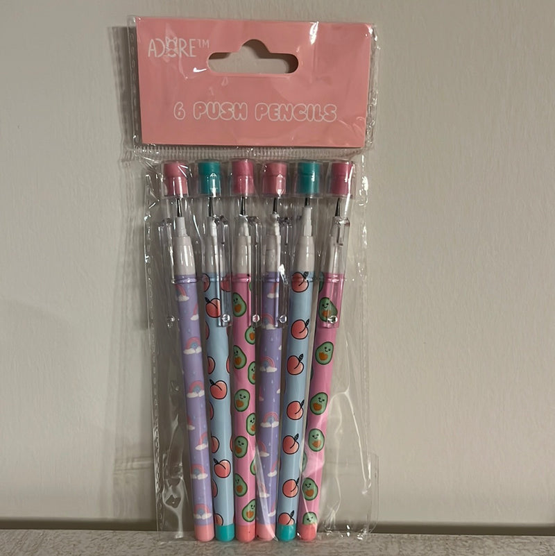 Push Pencils 6 PC