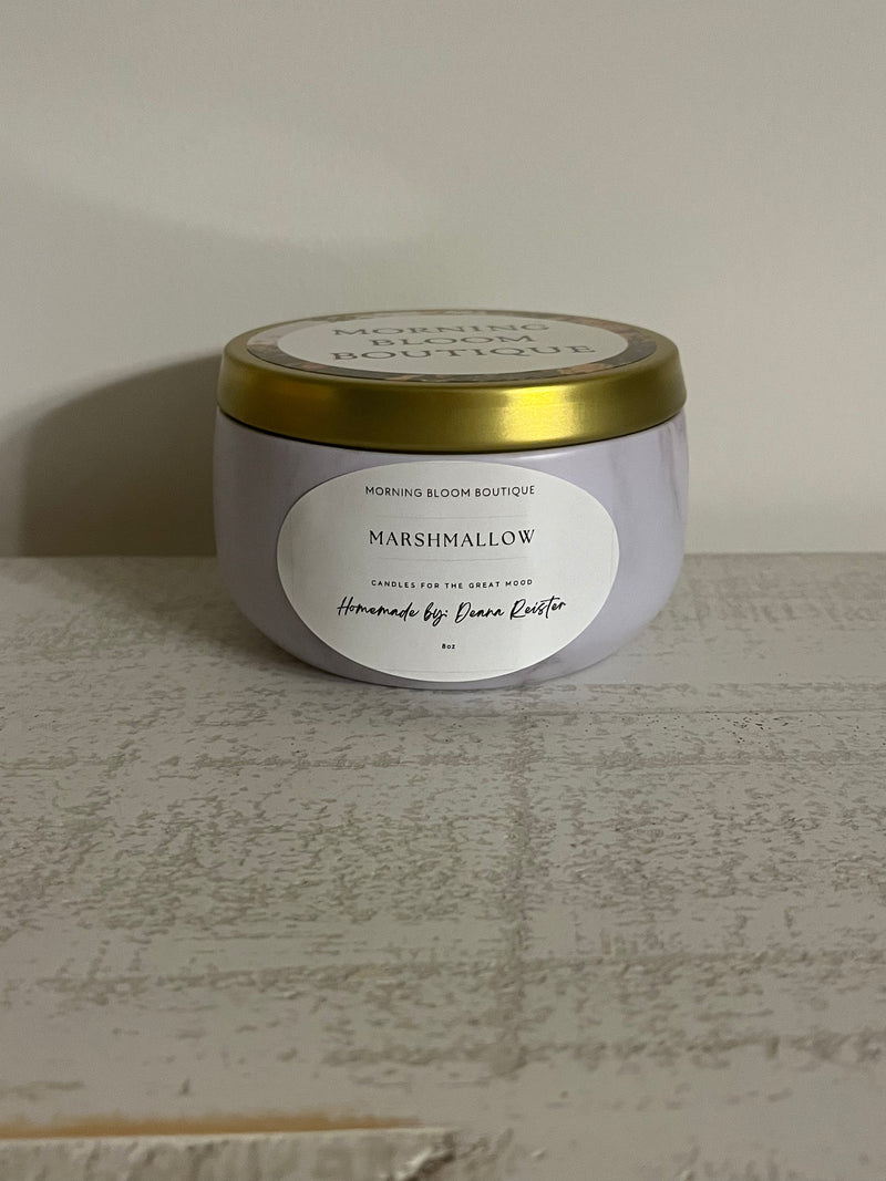 Homemade Candle Marshmallow