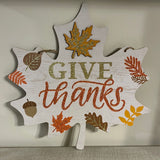 Hanging Fall Decor Give Thanks