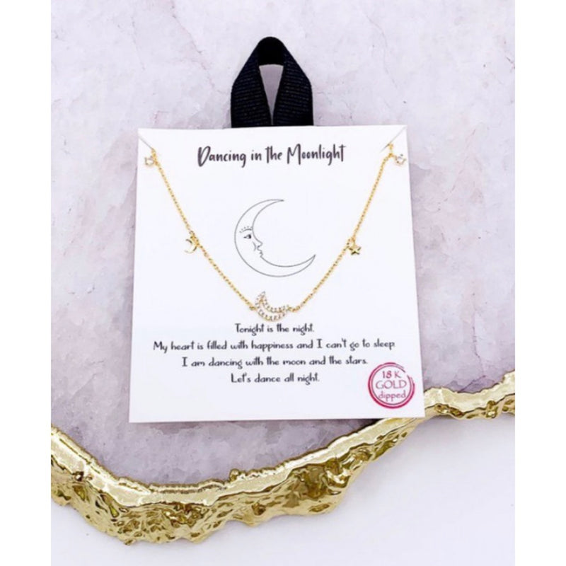 Moon Star Necklace