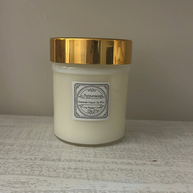 Peppermint Homemade Candle
