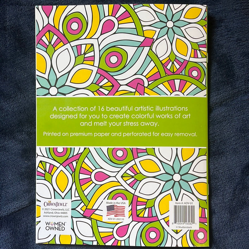 Advanced Coloring Mandala : Color, Create, Relax